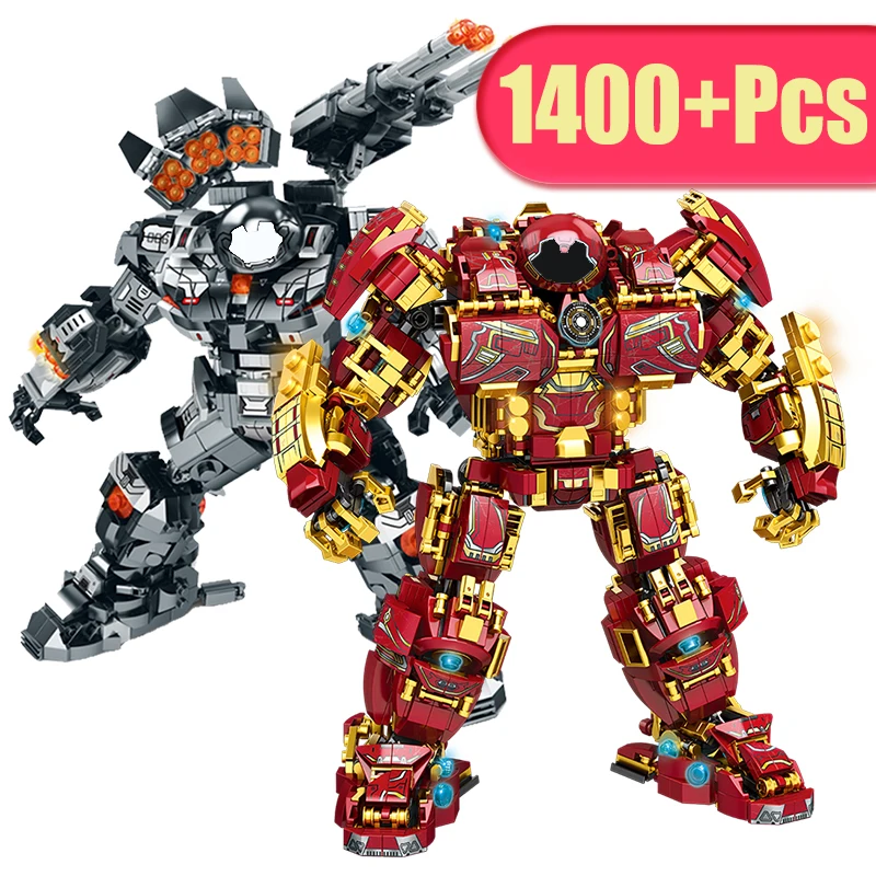 1400 + шт. Детский конструктор робот Бастер |