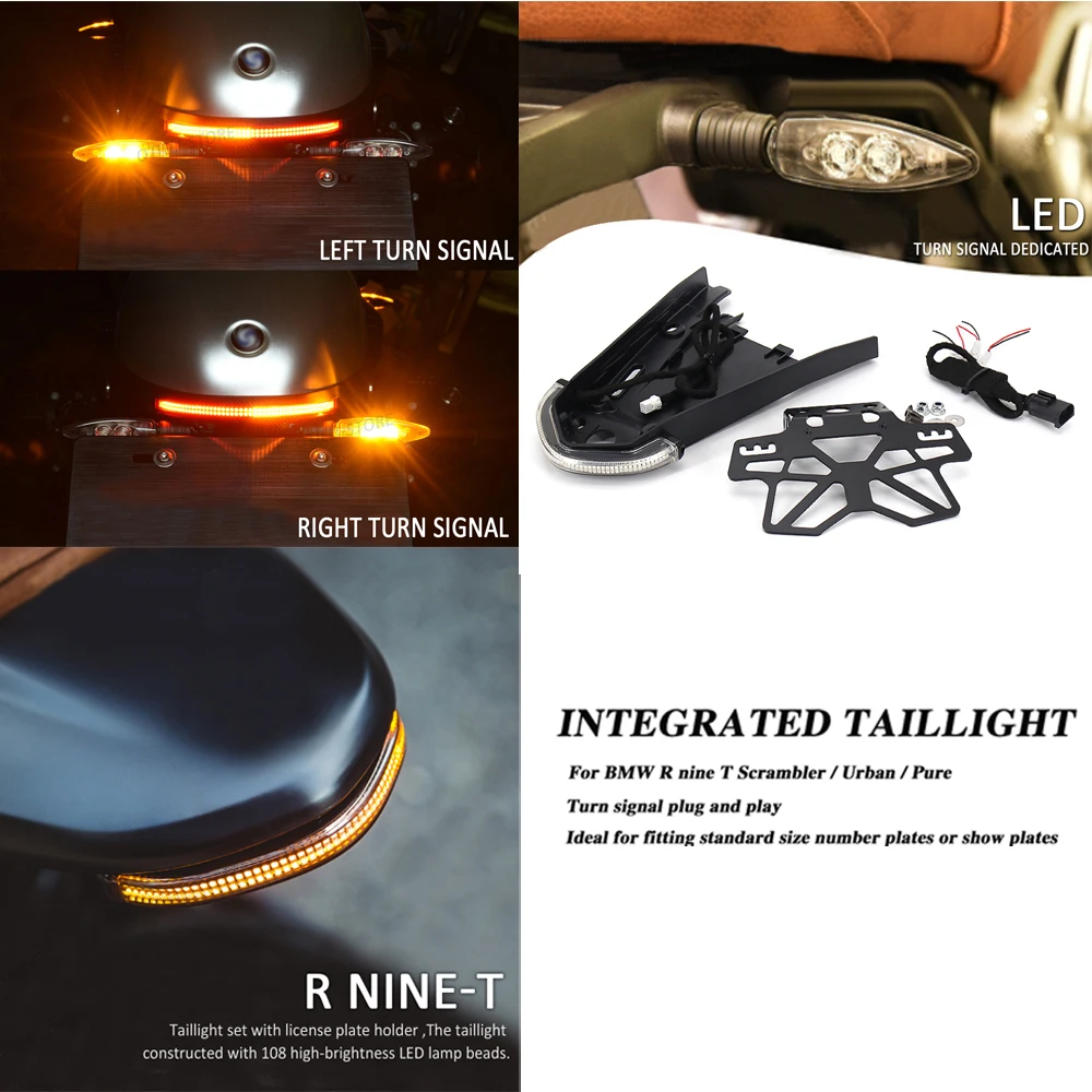 Новинка для BMW RNINET R NINE T NINET городской скремблер GS чистый поворот задний фонарь
