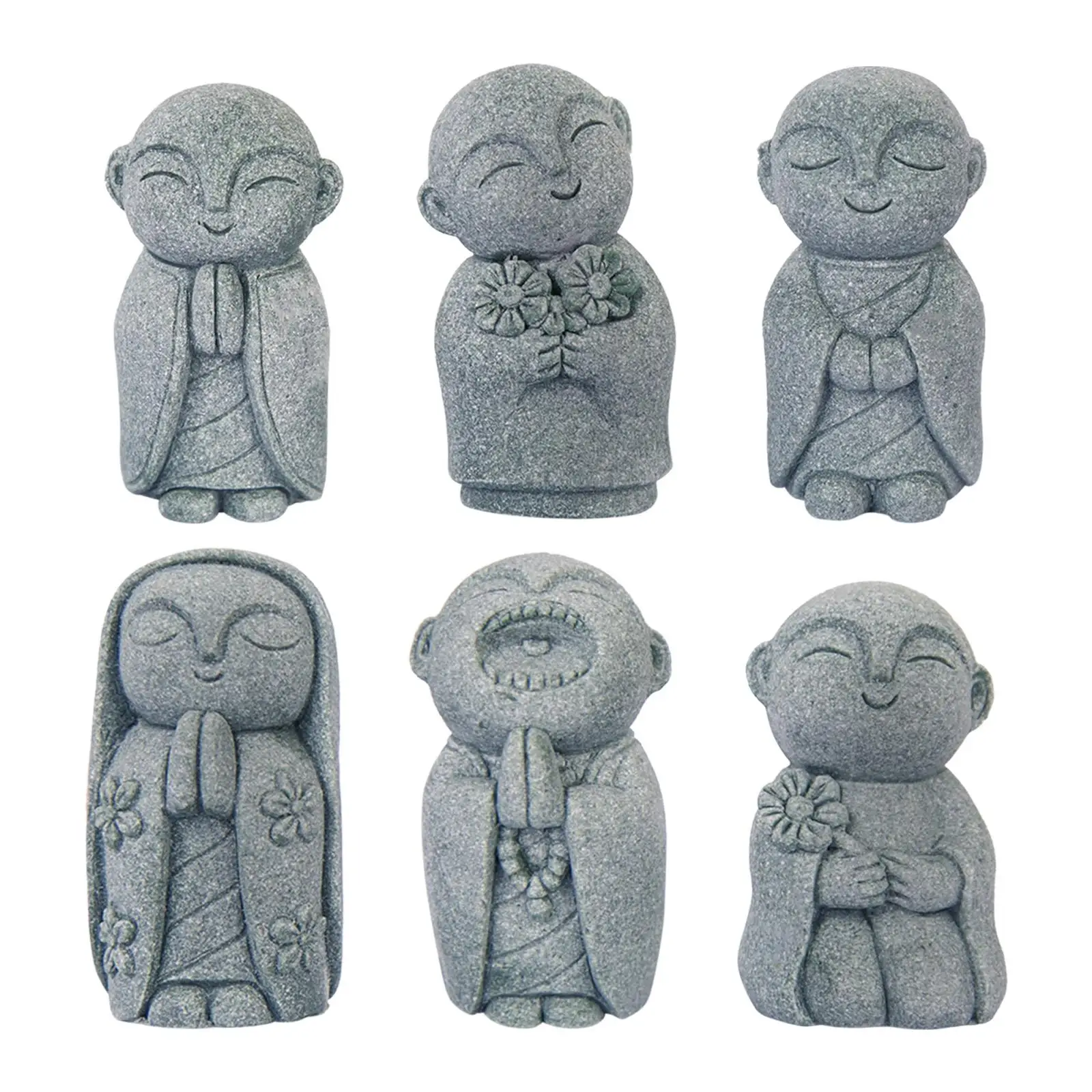 

Buddha Aquarium Decor Dolls Accessories Cute Mini Small Monk Buddha Fish Tank