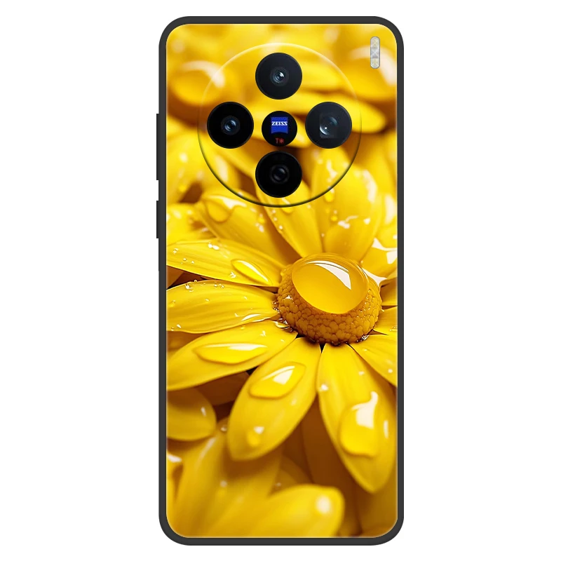 Фото Модный чехол для смартфона Vivo X200s 5G, новый стиль, 6,67 дюйма, пляжный пейзаж, закат для X 200s, 5G, чехлы-бабочки, бампер №2