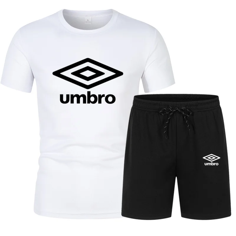 

Summer Style Men UMBRO Sports Suit Printing Casual Fashion Cotton Short Sleeves Sweatshirt Men& T-Shirt + Pants Suit