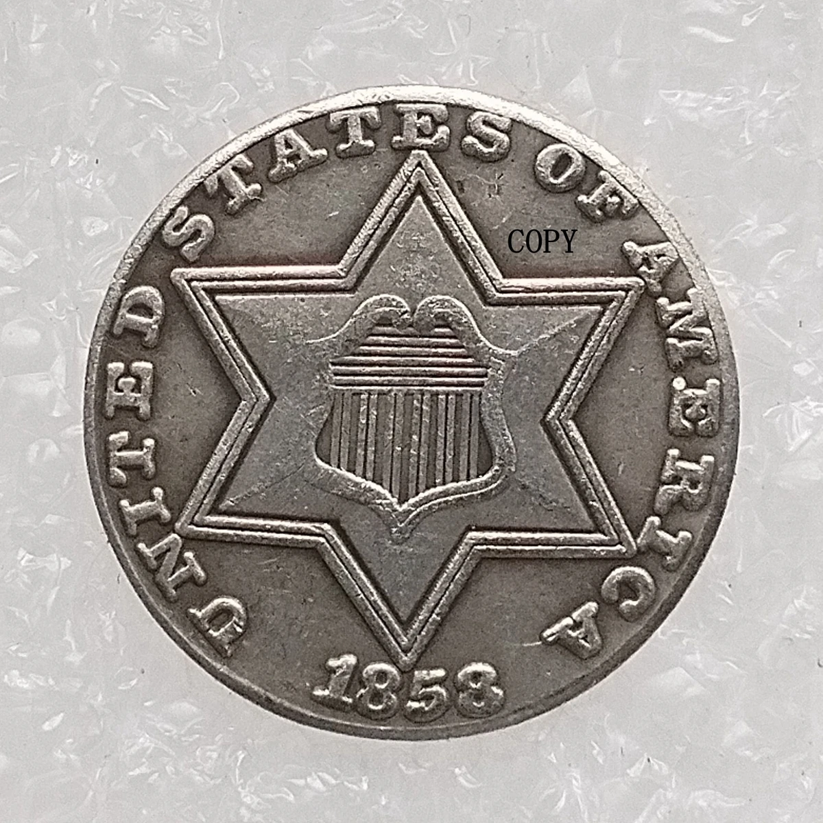 

Серебряные копии монет США