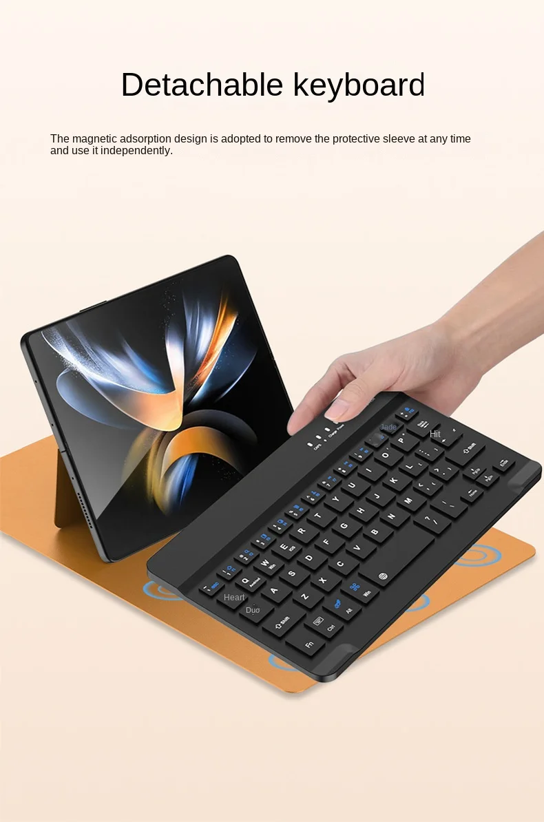 Samsung Galaxy Z Fold 4 3 2 for VIVO X Fold OPPO Find N Mobile Bluetooth Wireless Keyboard Touch Pencil Case Mouse Business Kit