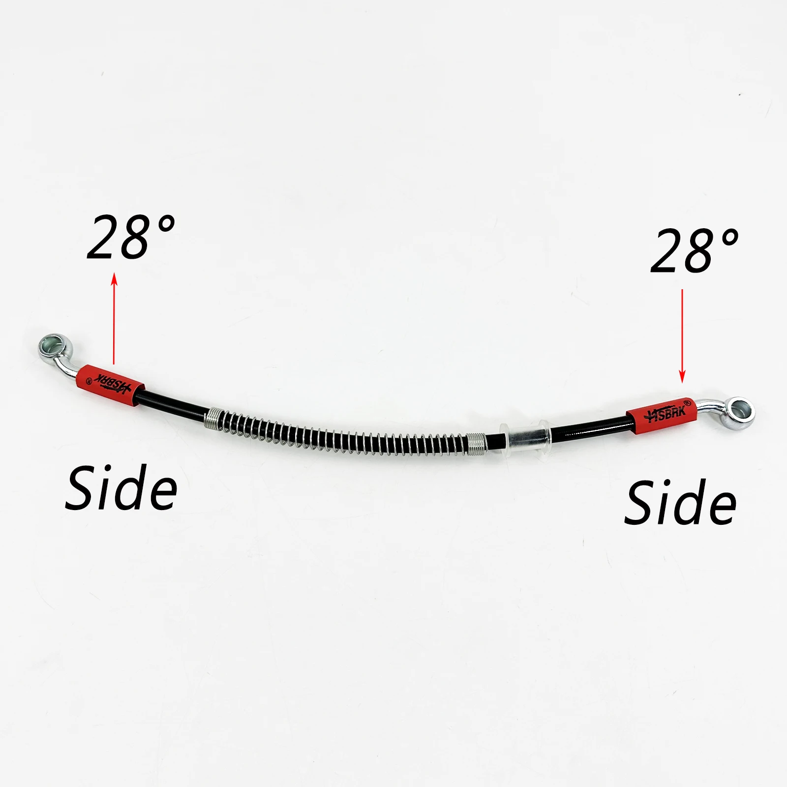 

0 ° /28 ° /90 ° & 28 ° /45 ° /75 ° /90 ° 10-200 см плетеный комплект тормозных шлангов из нержавеющей стали из ПТФЭ, универсальная масляная труба для модификации автомобиля и мотоцикла