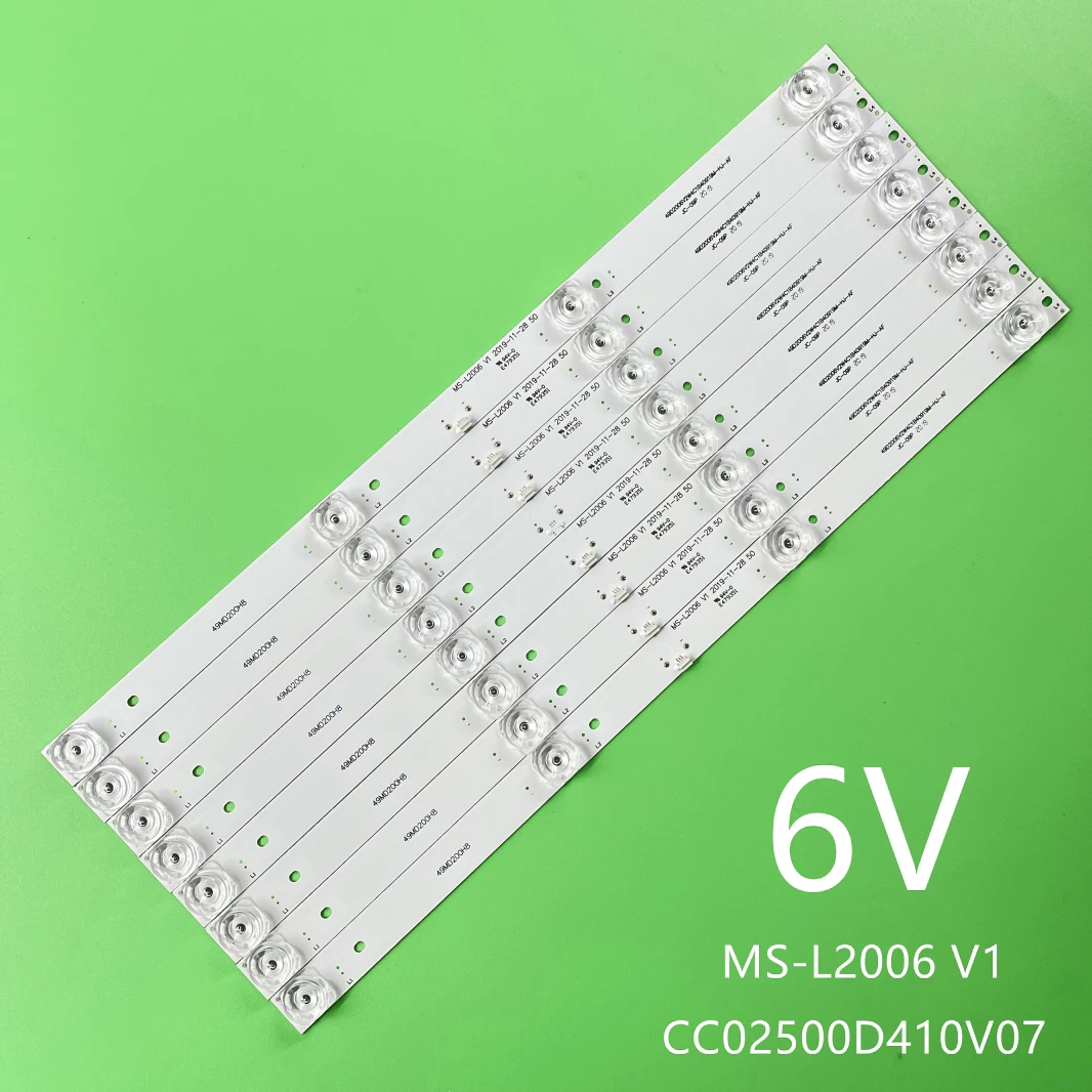 

8 шт./лот светодиодная подсветка для U50E9000Q TI5011DLEDDS SW-LED50U3011BS2S 50UDY151X MS-L2006 CC02500D410V02 CC02500D410V07 50E20
