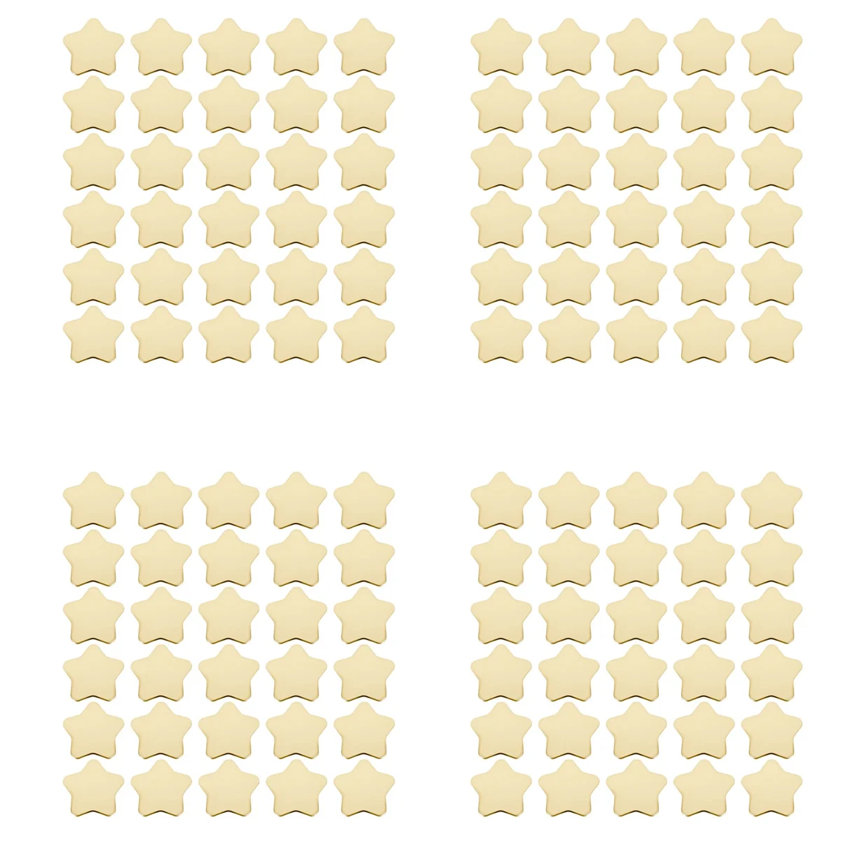 

120Pcs Star Shaped Paper Plates Gold Disposable Party Plate Pentagram Dinnerware Plate for Tableware Supplies, Gold