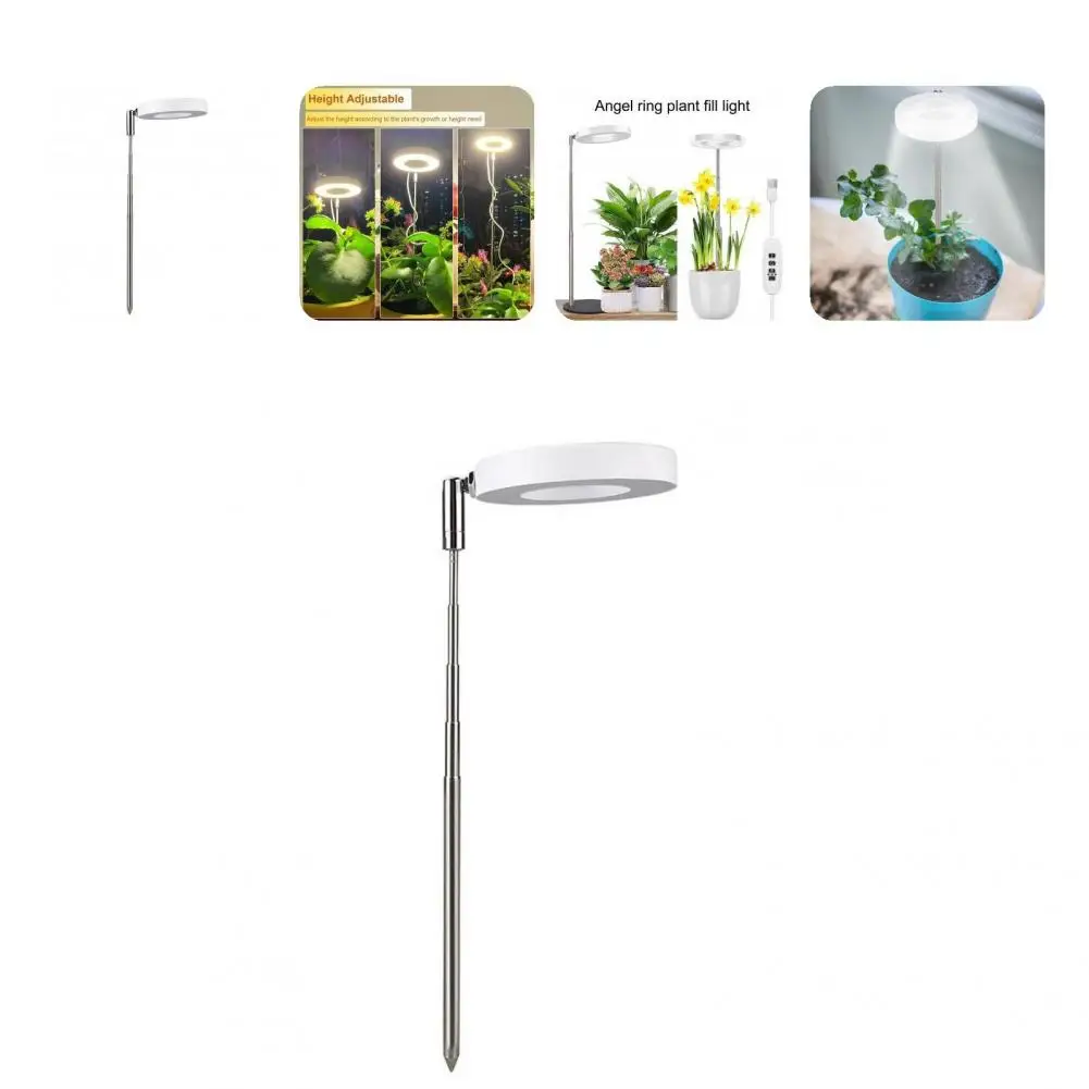 

Indoor Plants Lamp Blue Led Grow Light for Plants Telescopic Grow Light Full Spectrum Desk Growth Lamp for Indoor Plants