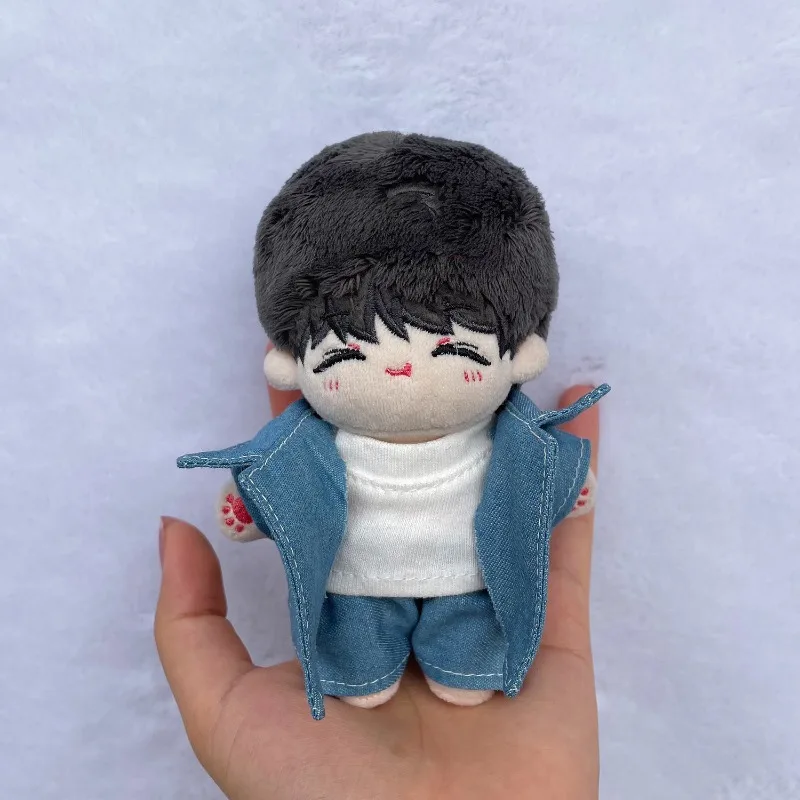 

Baby clothes 10CM in stock, package and mail, denim jacket, cotton doll clothes, super cute and cute doll dolls