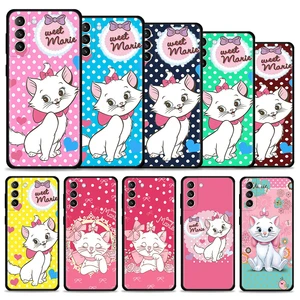 Phone Case For Samsung Galaxy S21 S20 FE S22 Ultra S10 S9 S8 Plus S10e Note 20 Ultra 10 Plus S21FE Coque Multi color cat Mary
