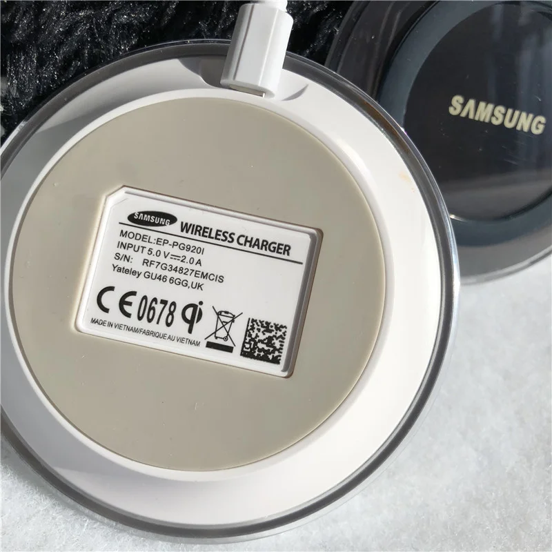 original samsung wireless charger qi charge pad for galaxy s10 s8 s9 plus s7 s6 s20 s21 ultra note 20 ultra 10985 ep pg920i free global shipping