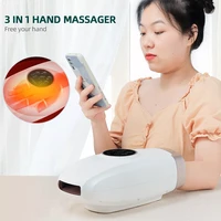 cordless hand massager usb palm finger massage with air pressure heat compress for arthritis pain relief acupressure massager