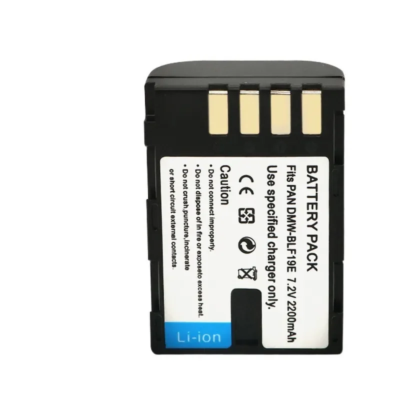 Фото Аккумулятор DMW-BLF19E BLF19 7.2V 2200mAh Li-ion для камер Panasonic Lumix DMC-GH3 GH4 GH5S, перезаряжаемый литий-ионный аккумуляторный блок №2
