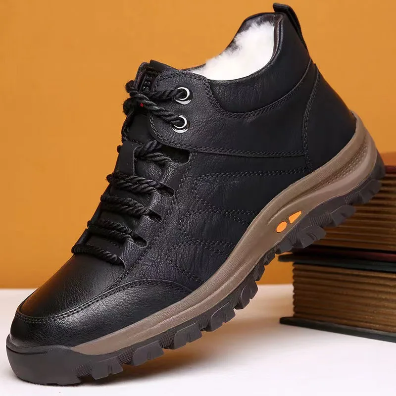 

2022 Casual Men Leather Shoes Quality Men's Casual Sneakers Designer Bussiness Outdoor Shoes For Man Driving Work Shoe