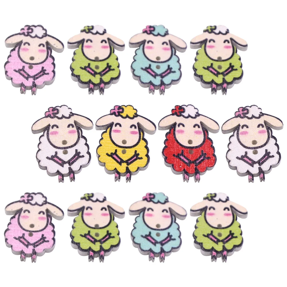 

Buttons Button Sewing Sheep Wooden Wood Cartooncoat Shirt Diy Snaps Accessories Animal Shaped Scrapbooking Suit Toggleprinting