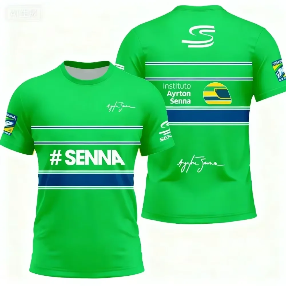 Футболка Ayrton Senna 12 для любителей автоспорта, летняя, с коротким рукавом, унисекс, для мужчин, женщин и детей, новинка 2025 года (art.: 3920dc740dc2b) - 3920dc740dc2b