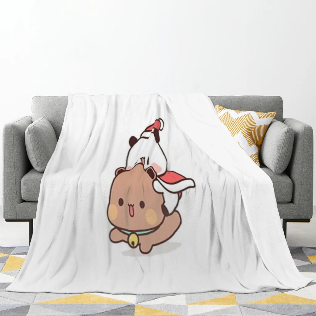 Одеяло Bear and Panda Bubu Dudu с фланцем портативный супер мягкий плед для домашнего и