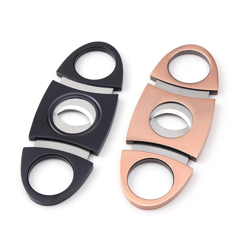

Stainless Steel Metal Cigar Cutter Black Cigar Cutter Cigar Tools Accessories