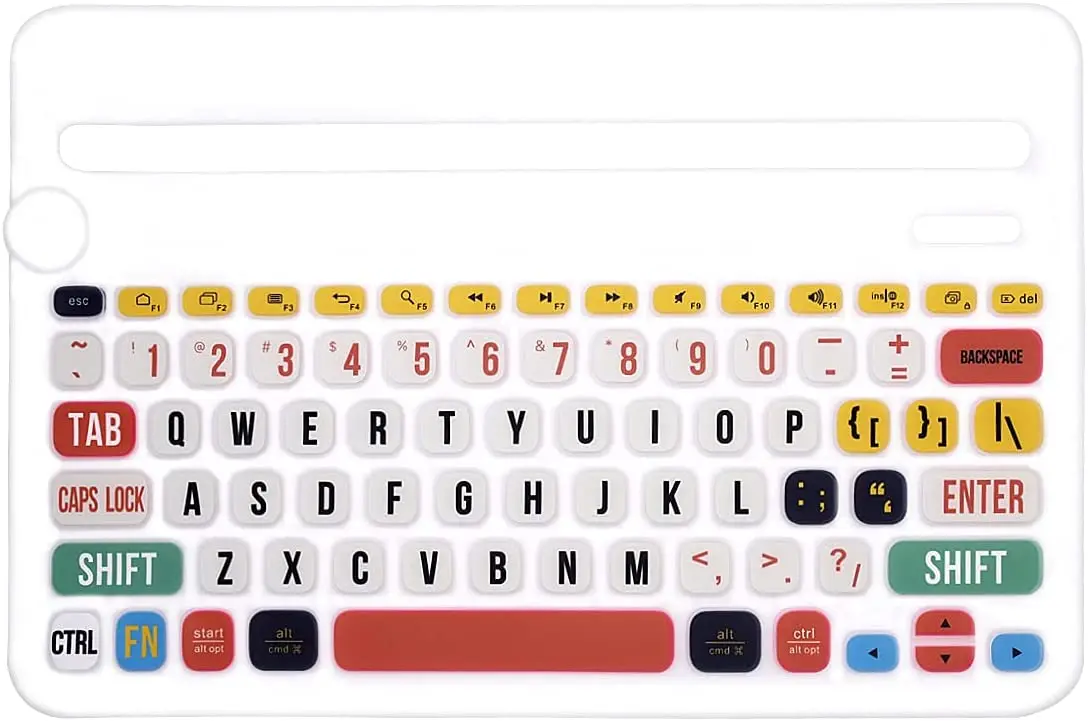 Ультратонкий силиконовый чехол для клавиатуры для беспроводной клавиатуры Logitech K480 с несколькими устройствами, водонепроницаемый защитный чехол для ноутбука