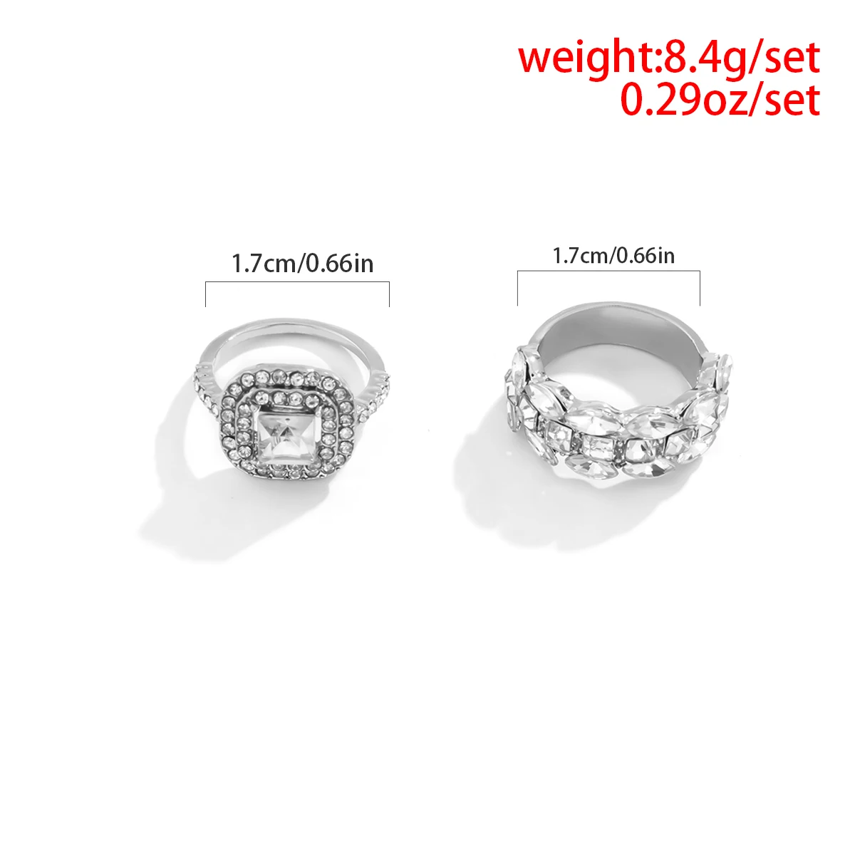 Комплект обручальных колец Ingemark для женщин и девушек роскошный дизайн с