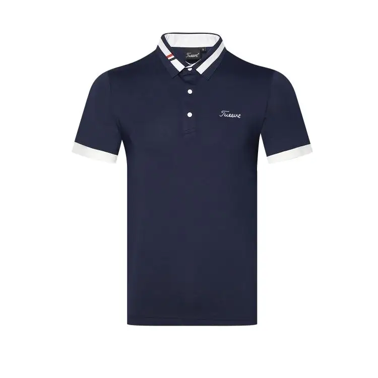 

Одежда для гольфа мужская футболка с коротким рукавом 4 цвета тонкая дышащая быстросохнущая ткань для отдыха и спорта