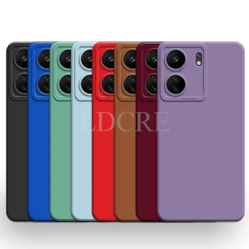 

For Xiaomi POCO C65 Case Popular Liquid Silicone New Camera Protector Cover POCO C65 Case TPU Phone Case POCO C65 Cover