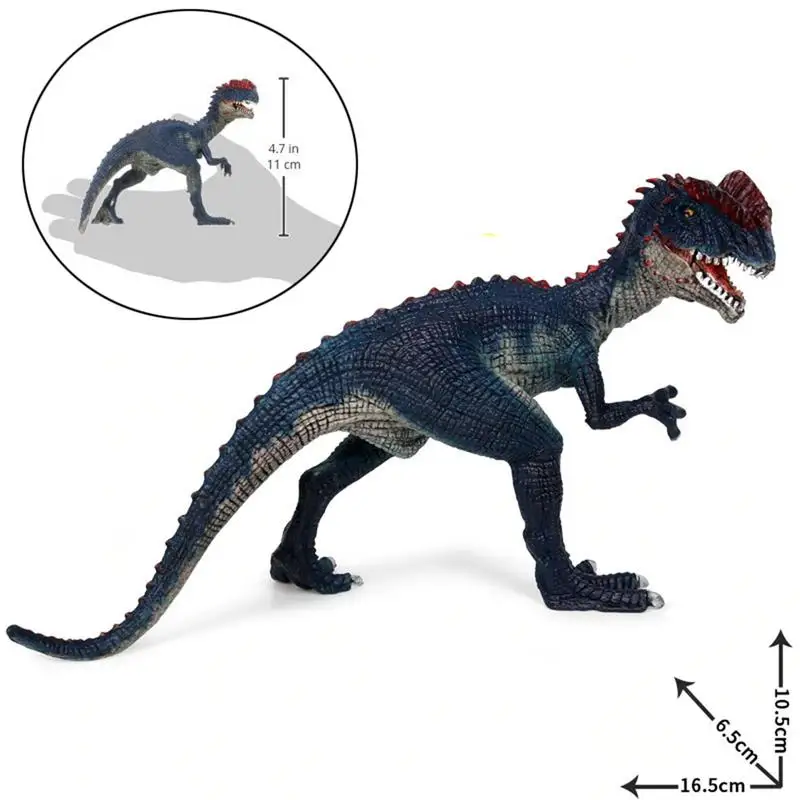Inch 14567 Dilophosaurus Dinosaur Double Crested Lizard PVC Action Figure Action Figures Toy For Kids Children Gifts images - 6