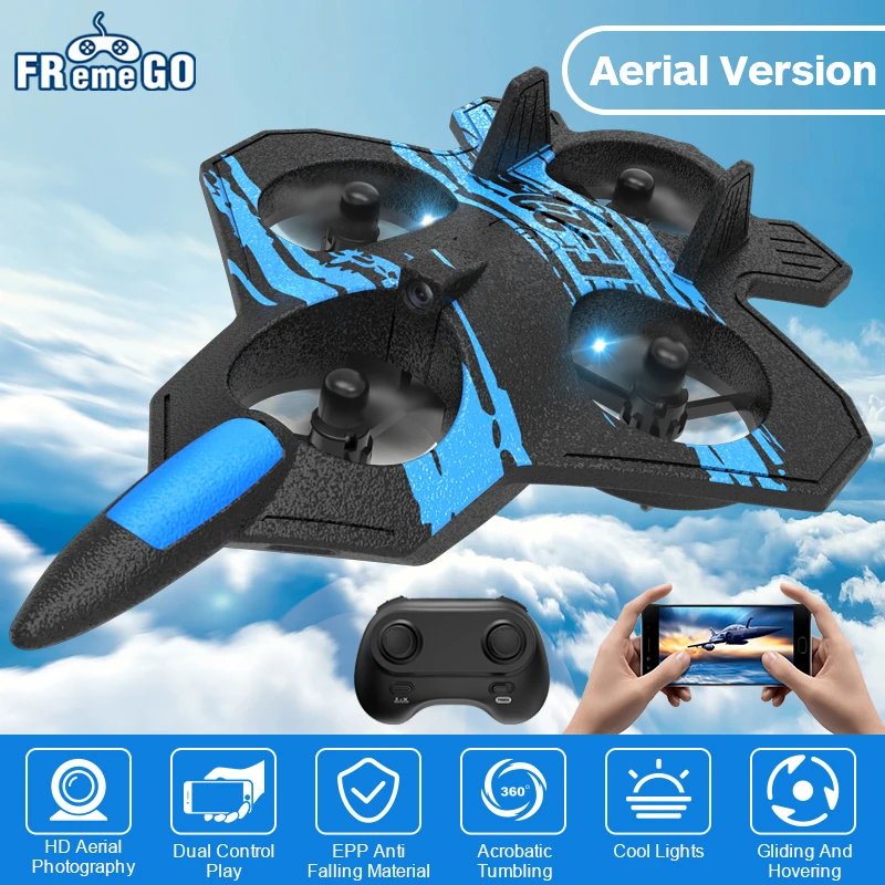 

F22 RC Plane with Camera 4K 360° Stunt Remote Control Fighter EPP Foam HD Camera RC Aircraft Airplane Toys for Kids Children