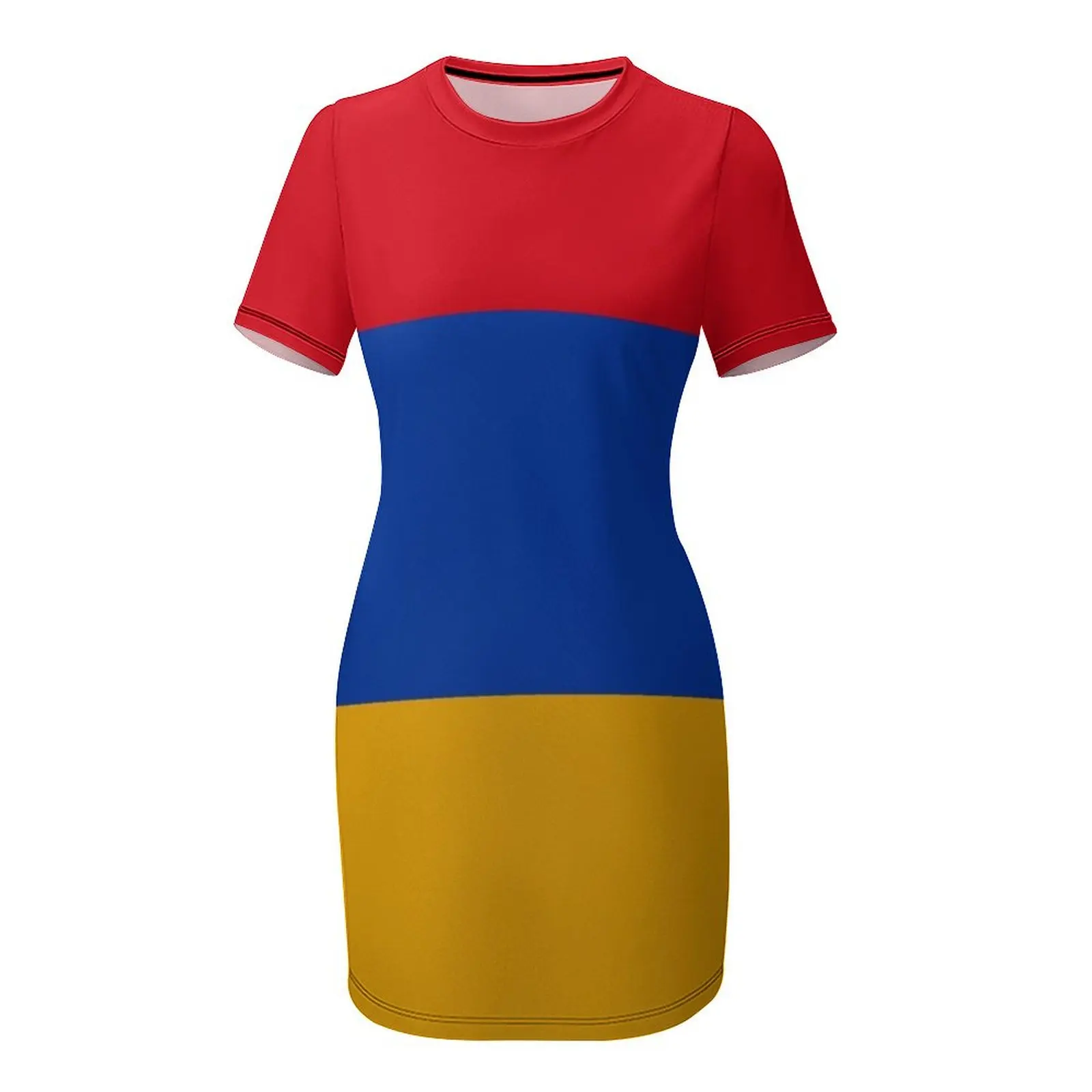 Платье с короткими рукавами и флагом Армении платья невесты летняя одежда для