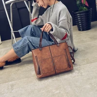 luxury womens shoulder bag large capacity leather handbag fashion designer lady messenger bag commuter casual tote bag