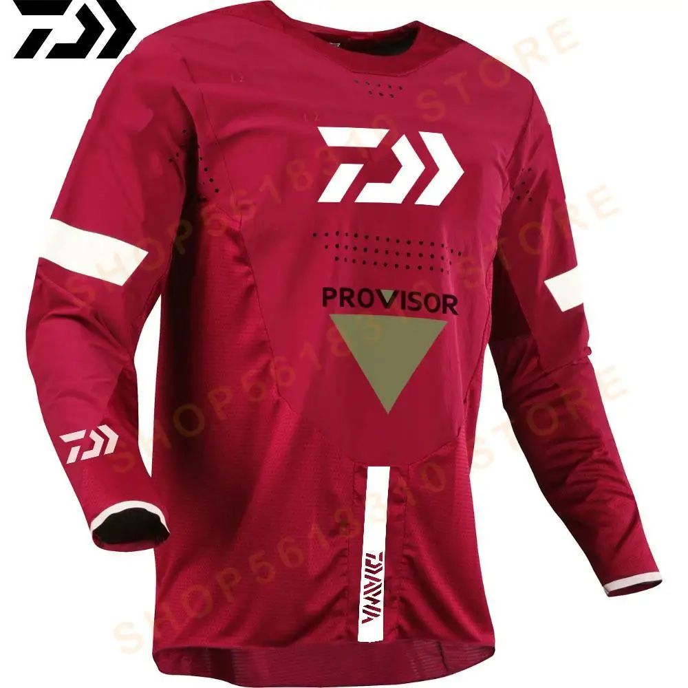 2023 Fishing jersey Shirt Cycling Fishing Clothing Breathable Sunscreen Shirt Quick Drying UPF 50+ Long Sleeve Fishing Shirts