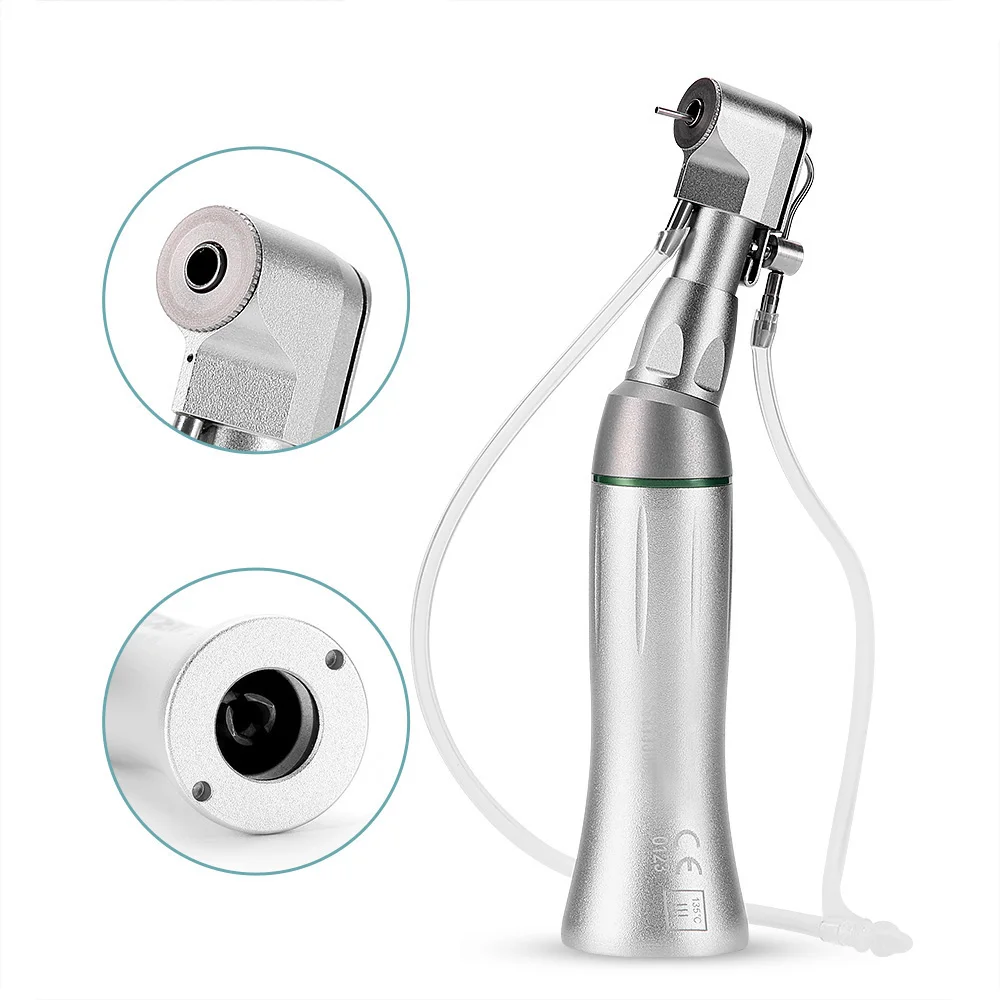 JOY DENTAL Dental 20:1 Reduction Implant Handpiece Contra Angle Latch Low Speed Handpiece External and Internal Water Spray