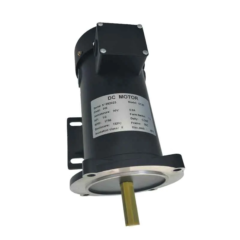 

Hot sales 90V/180V, 12V/24V 3/4 hp 1750RPM dc motor