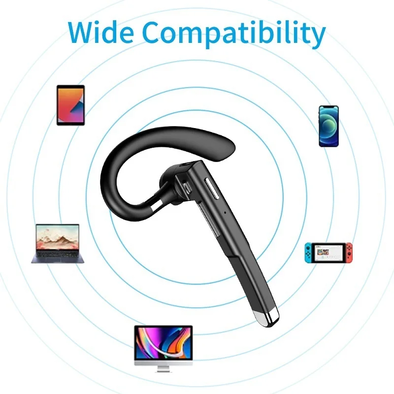 Wireless Headphones Micro Bluetooth Bussiness Headset Fone De Ouvido Audifonos Con Microfono Auriculares Earphones Time limited enlarge