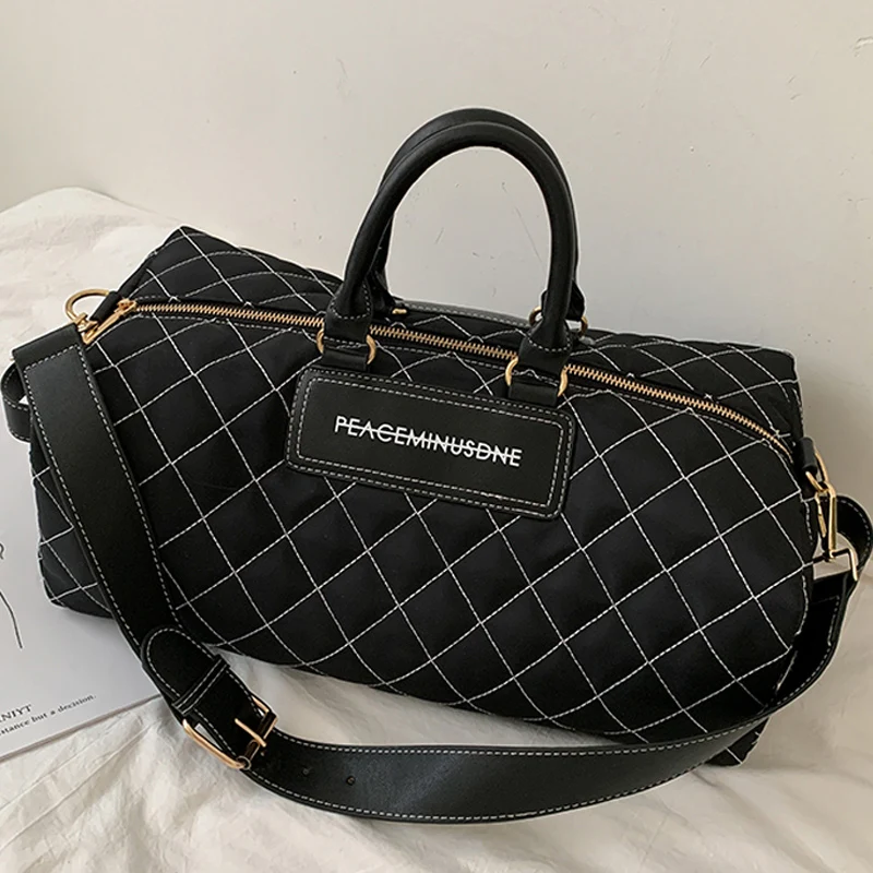 

DORANMI Luxury Brand Designed Handbag Totes Women's Bags 2021 Diamond Lattice Barrel-shape Handbag Female Shoulder Bag BG926