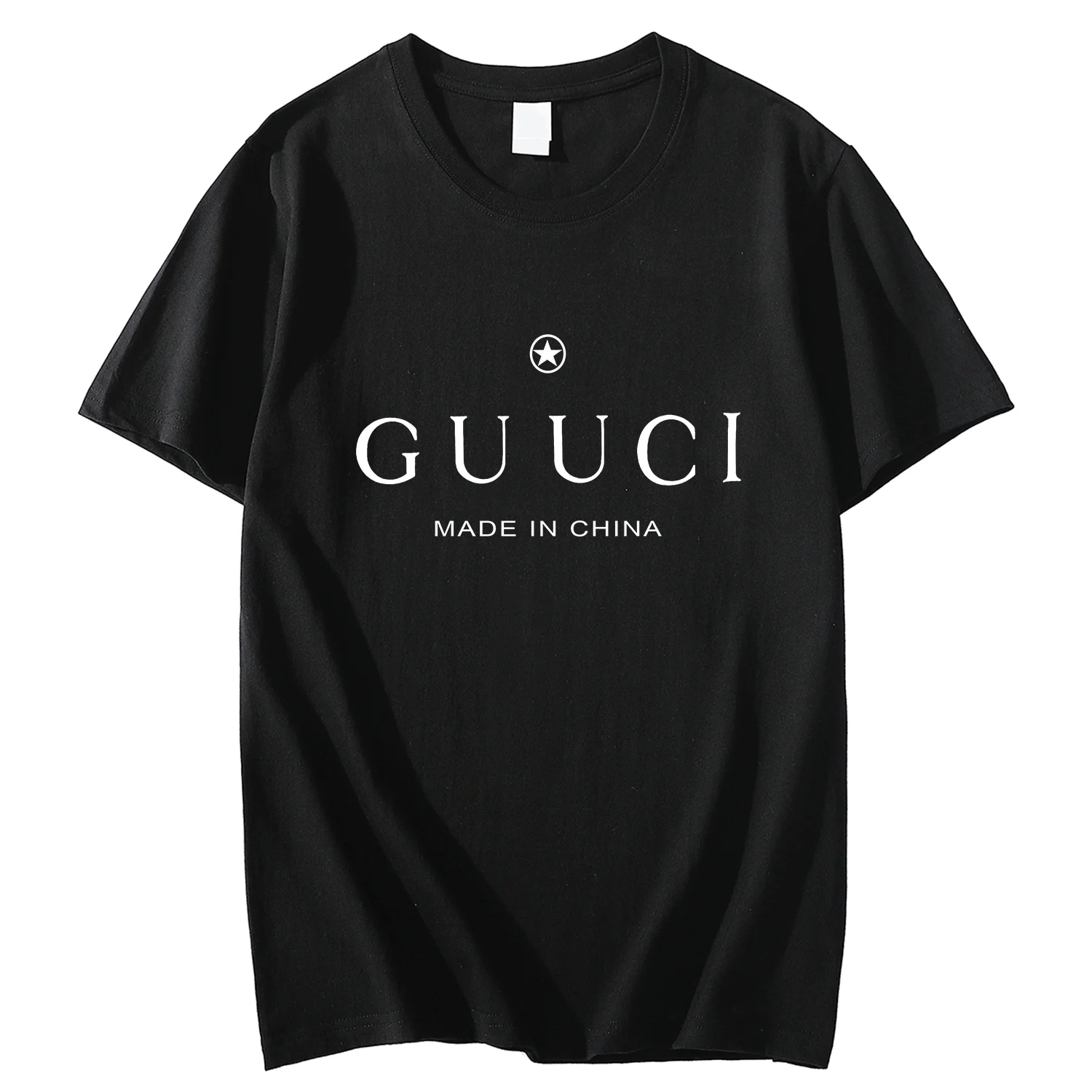 

Fashion Originality Luxury Summer For Men's Boy's 100% Cotton Print T-shirt Short Sleeve Street Oversized Hip Hop Free Shipping