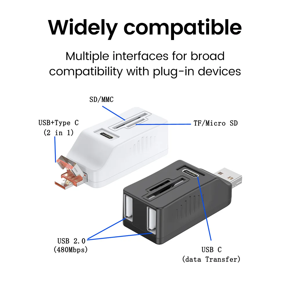 7 в 1 USB 3.0 Концентратор Адаптер Мини - шунт Расширитель SD / TFCard Читатель карт