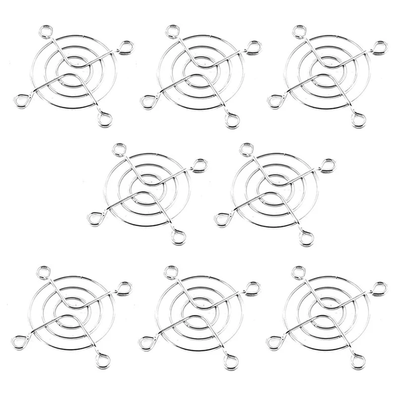 

8Pcs 50 X50mm Fan Protective Cover 3D Printer Accessories PC Case Laptop Cooling Fan Safety Metal Grill Protector