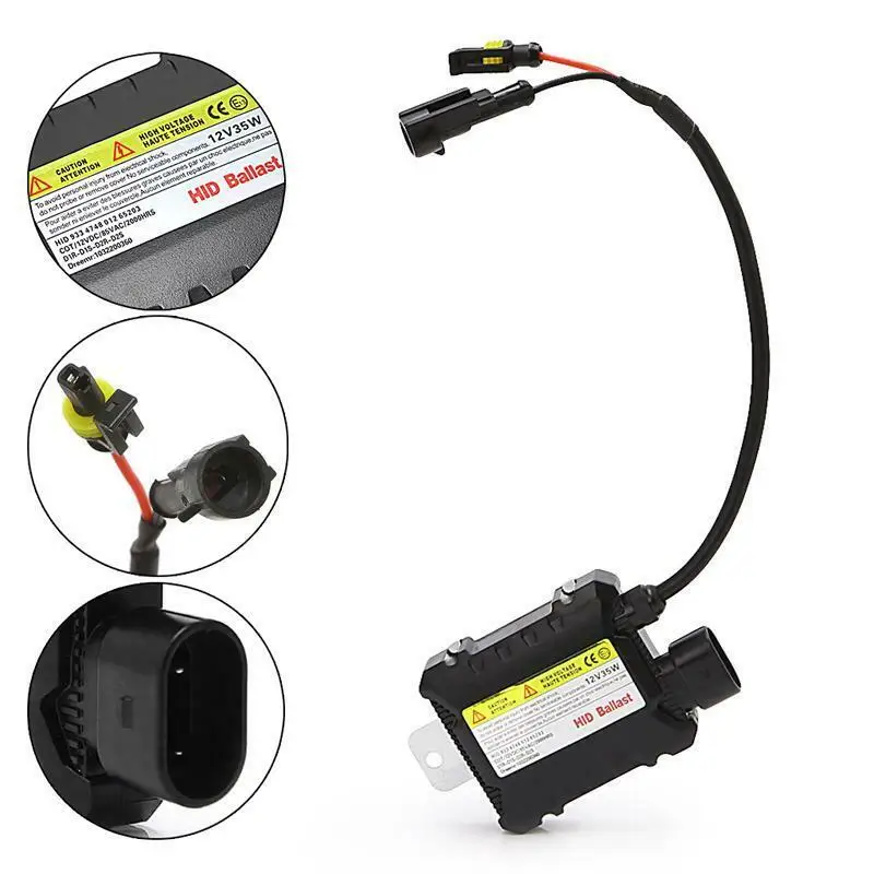 

Made of Plastic and Metal Waterproof and Dustproof Slim 35W Universa HID Digital Conversion Ballast Kit 12V for H1 H7 9006 Xenon
