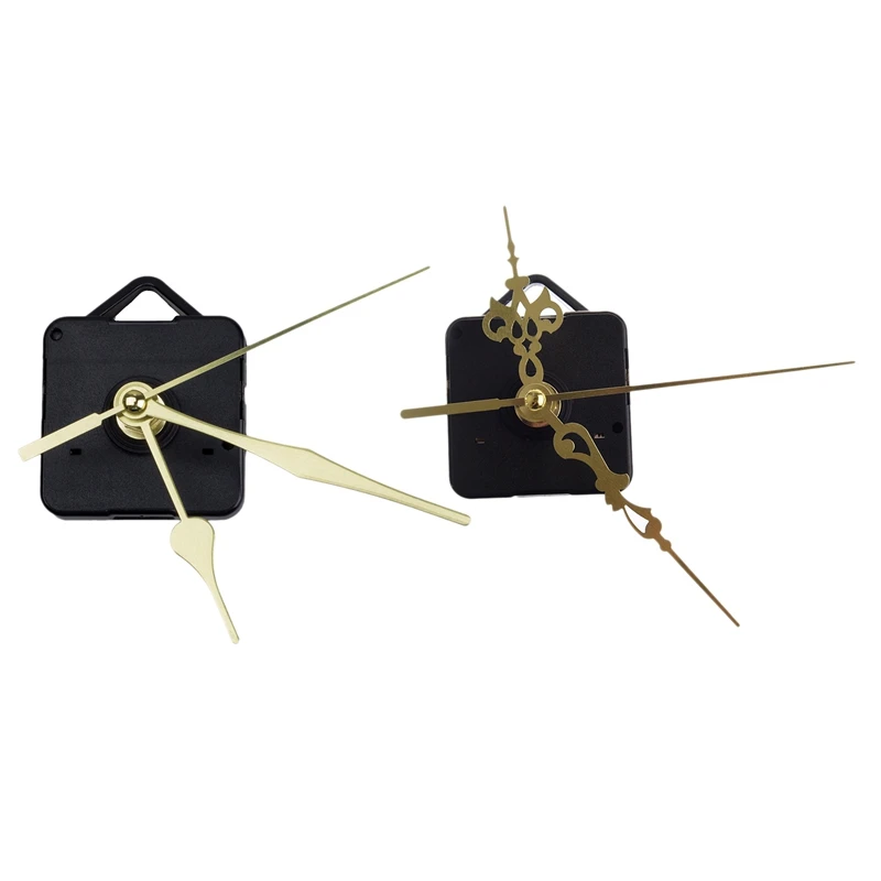 

Quartz Clock Movement Mechanism Gold Hands DIY Repair Parts Kit & Quartz Clock Movement Mechanism DIY Repair Parts Gold