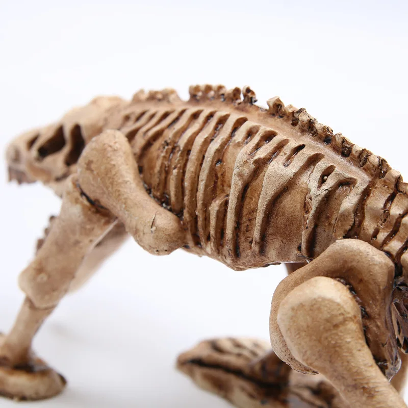 Аквариумное украшение для аквариума скелет динозавра из смолы Череп рептилии