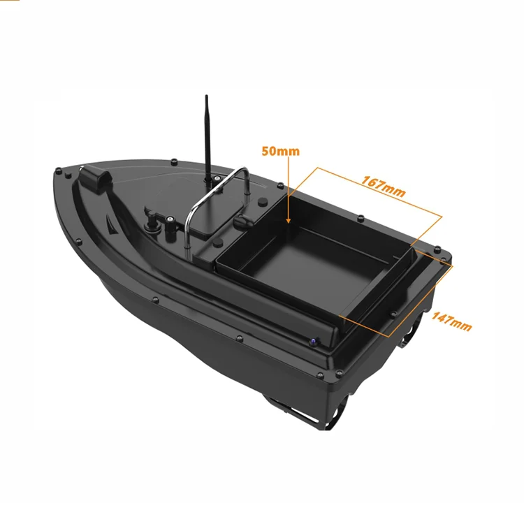 Новая лодка black boat D16b с большим бункером, лодка для рыбалки с GPS-позиционированием