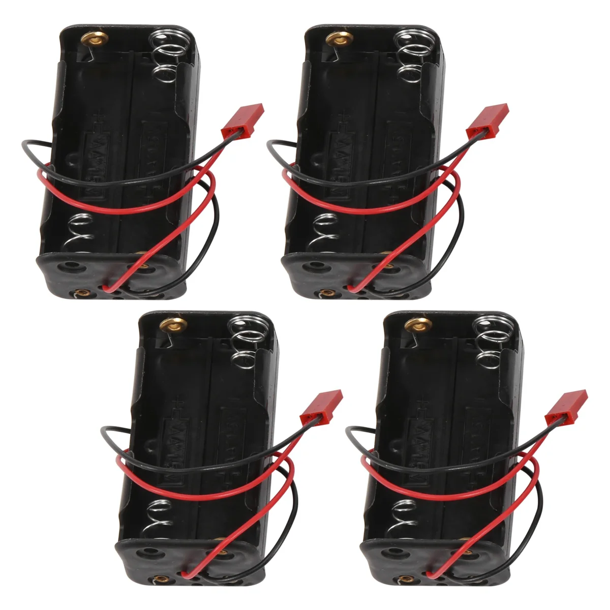 4 упаковки 6 В 4XAA батарейный контейнер чехол-держатель коробка JST Plug Receiver для HSP Redcat