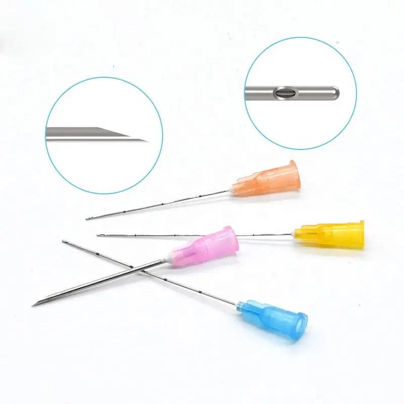 

CE certification Fine micro cannula 23G 50mm medical micro cannula filler injection Fast delivery