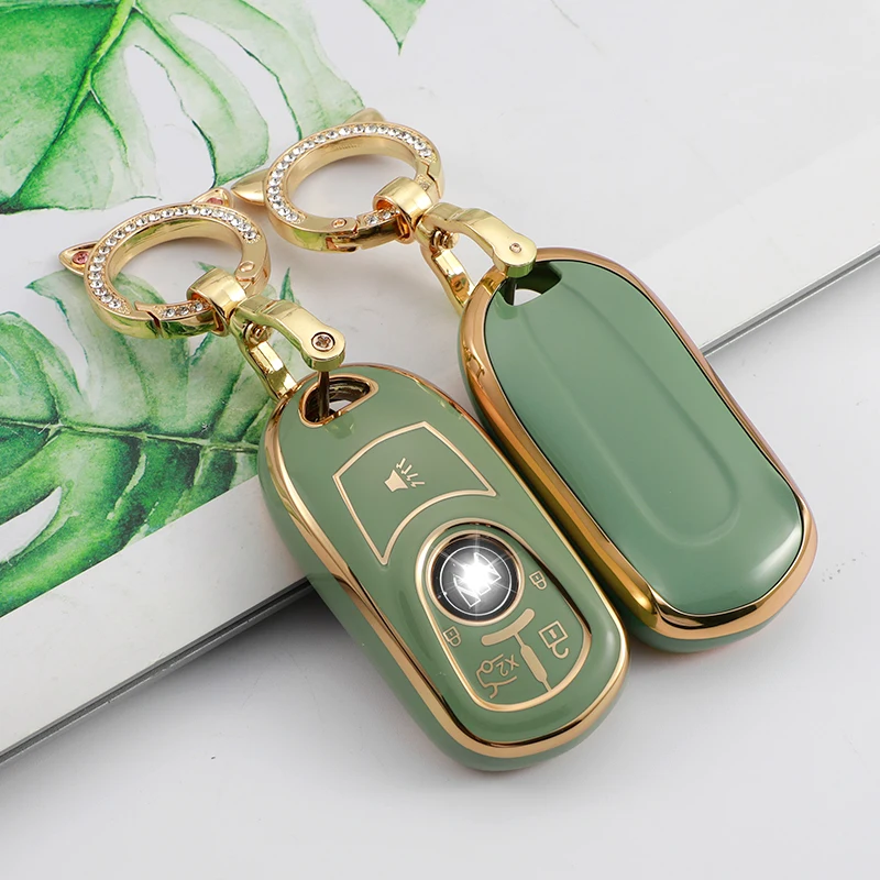 

Car TPU Key Case Cover Key Shell Fob Keychain for Buick Encore Envision GL6 GL8 New Lacrosse Excelle Regal Verano Accessories