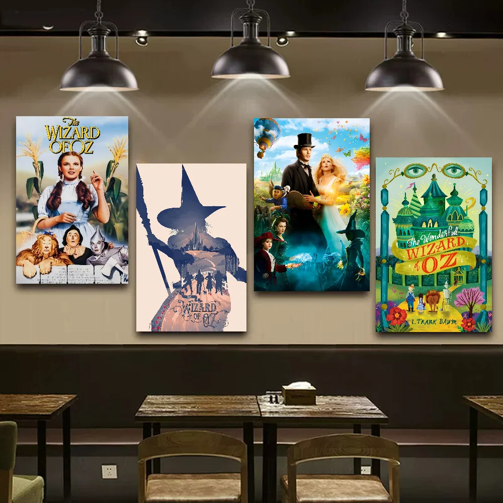 Аниме-плакаты W-Wizard Of O-Oz липкие белые бумажные наклейки сделай сам комната бар