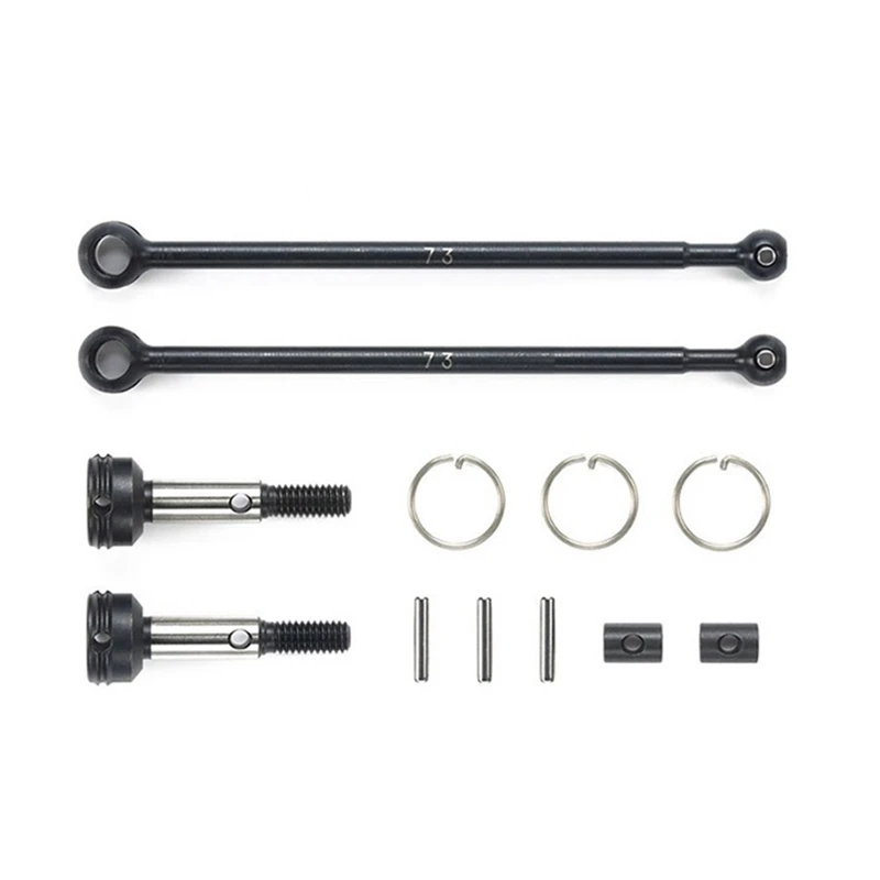 

Металлический передний и задний Универсальный приводной вал CVD 73 мм для Tamiya TD4 TD 4 1/10, аксессуары для радиоуправляемых автомобилей, 2 шт.