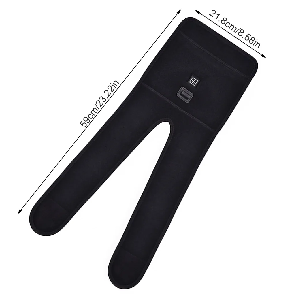 

USB Electric Heating Knee Pad Elderly Warm Brace Wrap Heated Massager for Joint Pain Relief