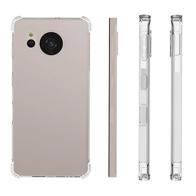 Для Sharp Aquos Sense 7 Sense7 чехол на воздушной подушке противоударная подушка безопасности силиконовая прозрачная задняя крышка из ТПУ для Sharp Aquos Sense7 SH-53C (art.: 3920cbd104f6d) - 3920cbd104f6d