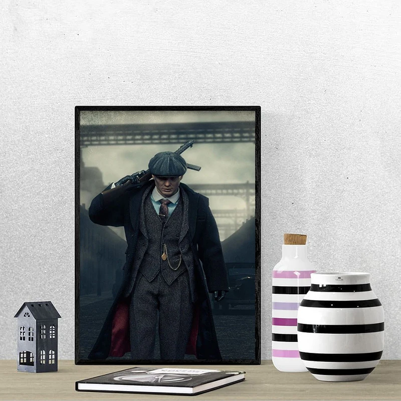 P-Peaky B-Blinders TV Play постер Tableau украшение настенная роспись декоративные настенные