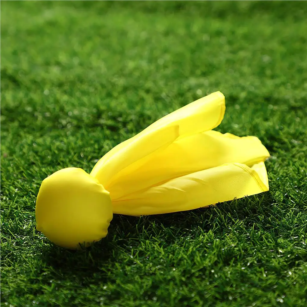 

6pcs Professional Lightweight Football Penalty Flags Polyester Washable Portable Exquisite Yellow Banner Sport Party